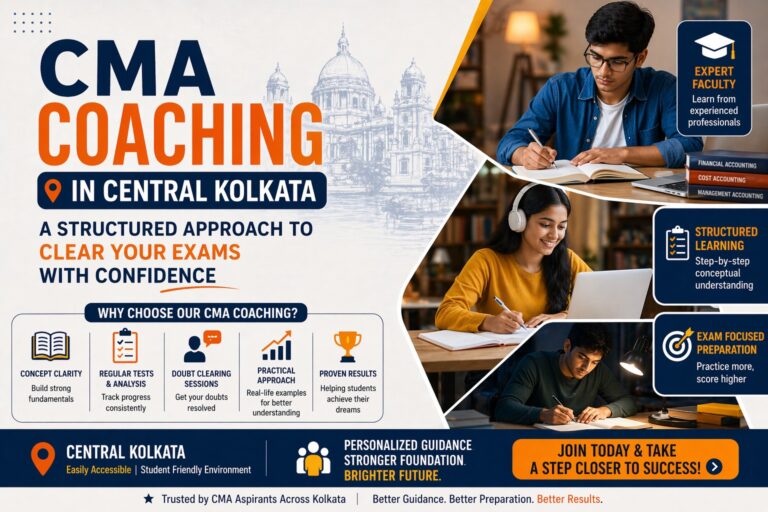 CMA Coaching in Central Kolkata: A Structured Approach to Clear Your Exams with Confidence