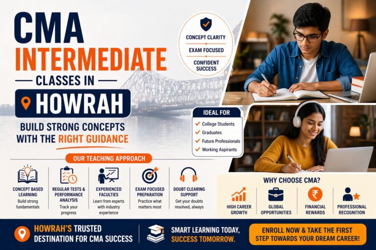 CMA Intermediate Classes in Howrah: Build Strong Concepts with the Right Guidance