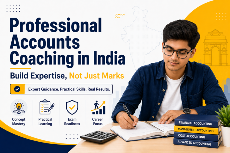 Professional Accounts Coaching in India: Build Expertise, Not Just Marks